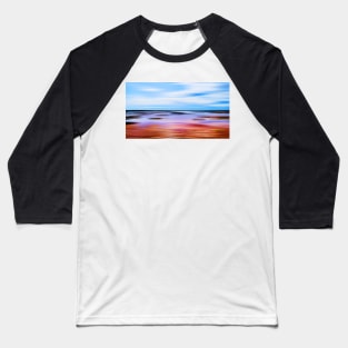 Tide and Sand Abstract 1 Baseball T-Shirt